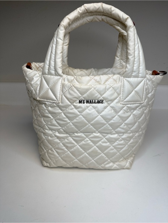MZ Wallace Handbags - MZ Wallace Mini Metro Tote Deluxe Pearl no strap